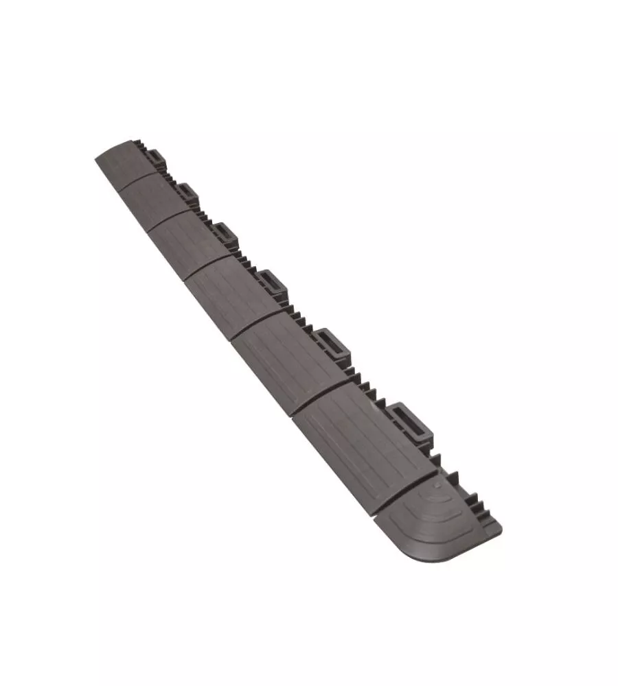 SCIVOLO AUTOAGGANCIANTE FEMMINA MARRONE - 600X60X13 MM